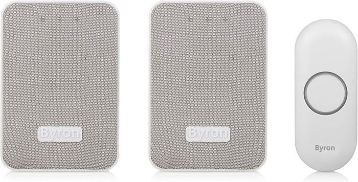 Byron Wireless Doorbell Set - Twin Pack [DBY-22324UK]