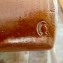 Large Vintage Bourne Denby Brown Stoneware Ink Bottle English Pottery 24cm Rustic Image 3