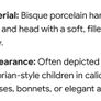 1982 Porcelain Doll & Metal Stand Image 4