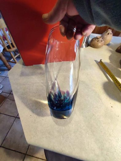 Jerpoint Glass Tulip Vases - Seascape