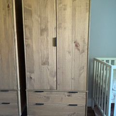 Solid Wood Hykkon "Cashel" 2-Door Wardrobe