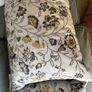 Vintage  ikea discontinued ALVINE LOV Pair of Embroidered large feather cushions. Hardly used. Image 6