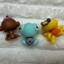 Set of 3 LPS Littlest Pet Shop 593 Yellow Spider Purple Bow 613 Turtle Monkey 600 Used PLease see pictures Image 5