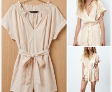 Zara romper playsuit chic comfy summer boho