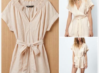 Zara romper playsuit chic comfy summer boho