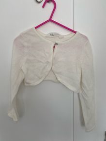 BNWT H&M off-white cardi for a girl, 98-104cm, 2-4 years