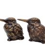 Kingfisher birds x 3 - Bronze Image 6