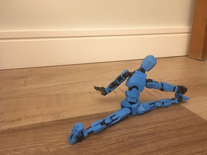 3D Printed Dummy 13  Poseable Figure