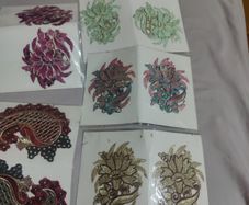 Press on patches for clothes