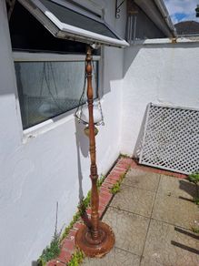 floor lamp and ceiling light