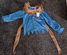 Halloween Scarecrow Outfit Costume (4-6yrs)