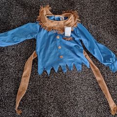 Halloween Scarecrow Outfit Costume (4-6yrs)