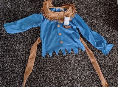 Halloween Scarecrow Outfit Costume (4-6yrs)