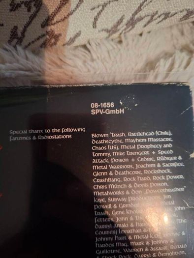 Kreator Pleasure To Kill Original 1986 German Pressing, Noise International
