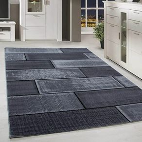 Modern Rug stone wall design living room