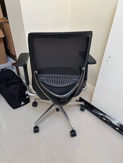 Office chair with mesh back