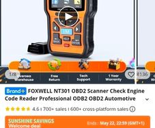 Foxwell NT301 OBD2 Scanner