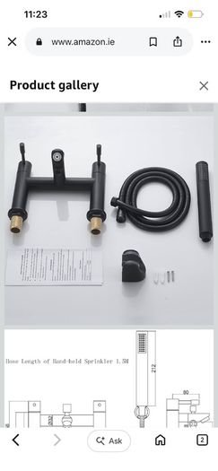 bath/shower mixer tap