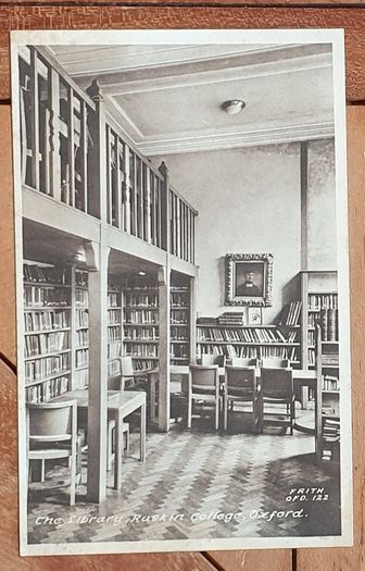 Ruskin College Oxford (B&W) Postcards