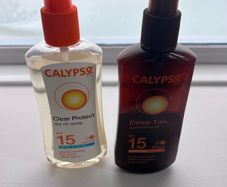 Calypso SPF 15 used.