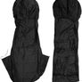 Waterproof Car Front/Rear Seat Covers Tear Resistant Fabric in Black (Front Black) Image 4