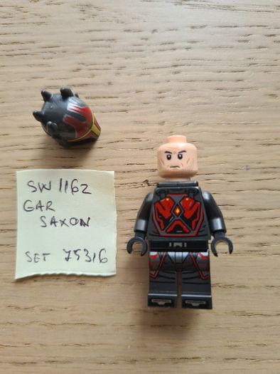 lego  sw1162 Gar Saxon, set star wars 75316