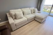 Zenn L-Shaped Chaise Fullback Cushions Sofa