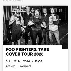 VIP Foo fighters, hotel and flights (Liverpool) for X2