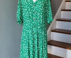 F&F green floral dress, Size 20, BNWT