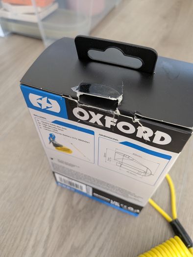 Motorcycle Alarm disc lock Oxford Quartz XA10