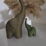 Knitted Effect Elephants Image 4