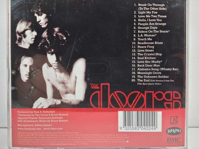 The very best of the doors cd