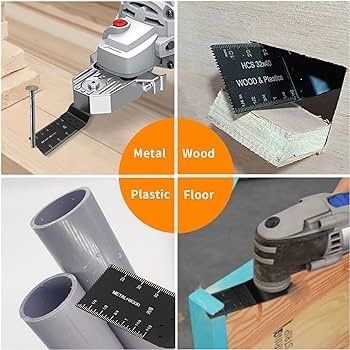 FREE EXPRESS SHIPPING 50Pcs Oscillating Tool Blades Professional Universal Oscillating Saw Blades Wood Multitool Blades Compatible with Dewalt, Milwaukee, Makita, Ryobi, Rockwell, Bosch (FREE SHIPPING)
