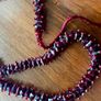 BURBERRY LONDON Burgundy Crystal Neckpiece Image 3