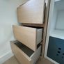IKEA MALM 3 Drawer Chest Oak Veneer Like New Image 4