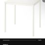White IKEA table Image 6