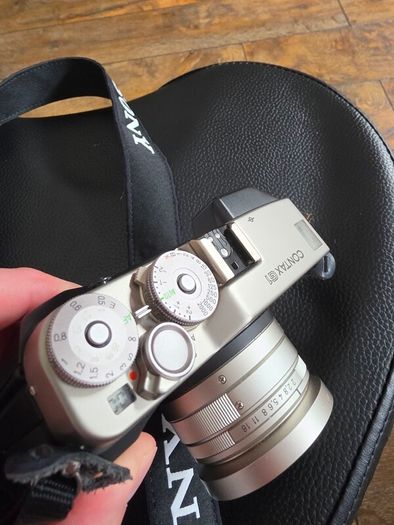 Contax Contax G1 Green label 35mm Film Camera Planar 35mm f2 Lens