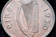 [#26] - Ireland 1950 | 1 Penny | Irish 1d | Irish Penny | KM.11 | UNC