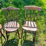 1930s Irish Farmhouse Beech Penny Chairs Image 5