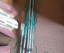 Folding washing  line. 3 bar