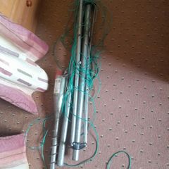 Folding washing  line. 3 bar