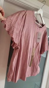 George dusky pink top Sz 22 UK - Bnwt
