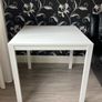 IKEA White Table And 2 Chairs Image 2
