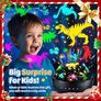 Night Light Projector for Bedroom, 93 Lighting  3 Films Star Projector Plug in Night Light Kids, 360  Rotate & Timer & Dimmable Sensory Lights, Nursery Decor Image 6