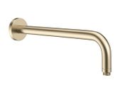 Clearance: Wall Mounted Shower Arm - Brushed Brass