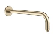 Clearance: Wall Mounted Shower Arm - Brushed Brass