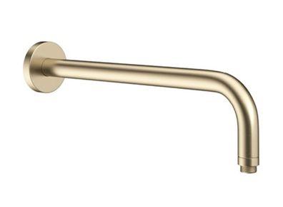 Clearance: Wall Mounted Shower Arm - Brushed Brass