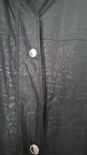 ladies black raincoat