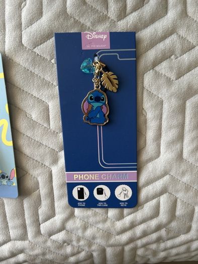 Stitch AirPods case and phone charm