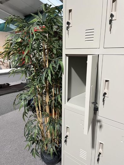 12-Compartment Locker - Grey (NEW) - Protected